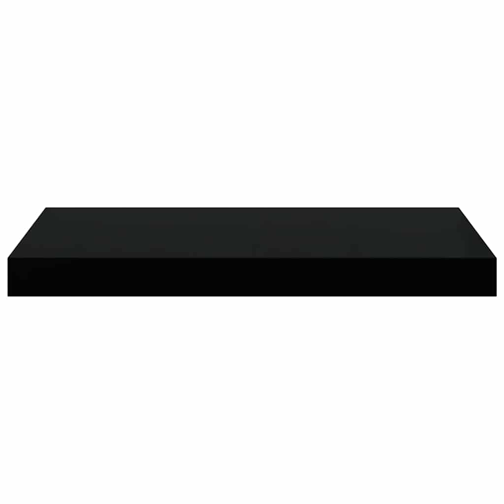Ράφι Τοίχου Μαύρο 50x23,5x3,8 εκ. MDF