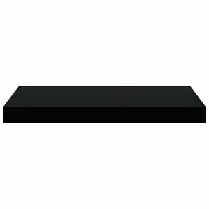 Ράφι Τοίχου Μαύρο 50x23,5x3,8 εκ. MDF