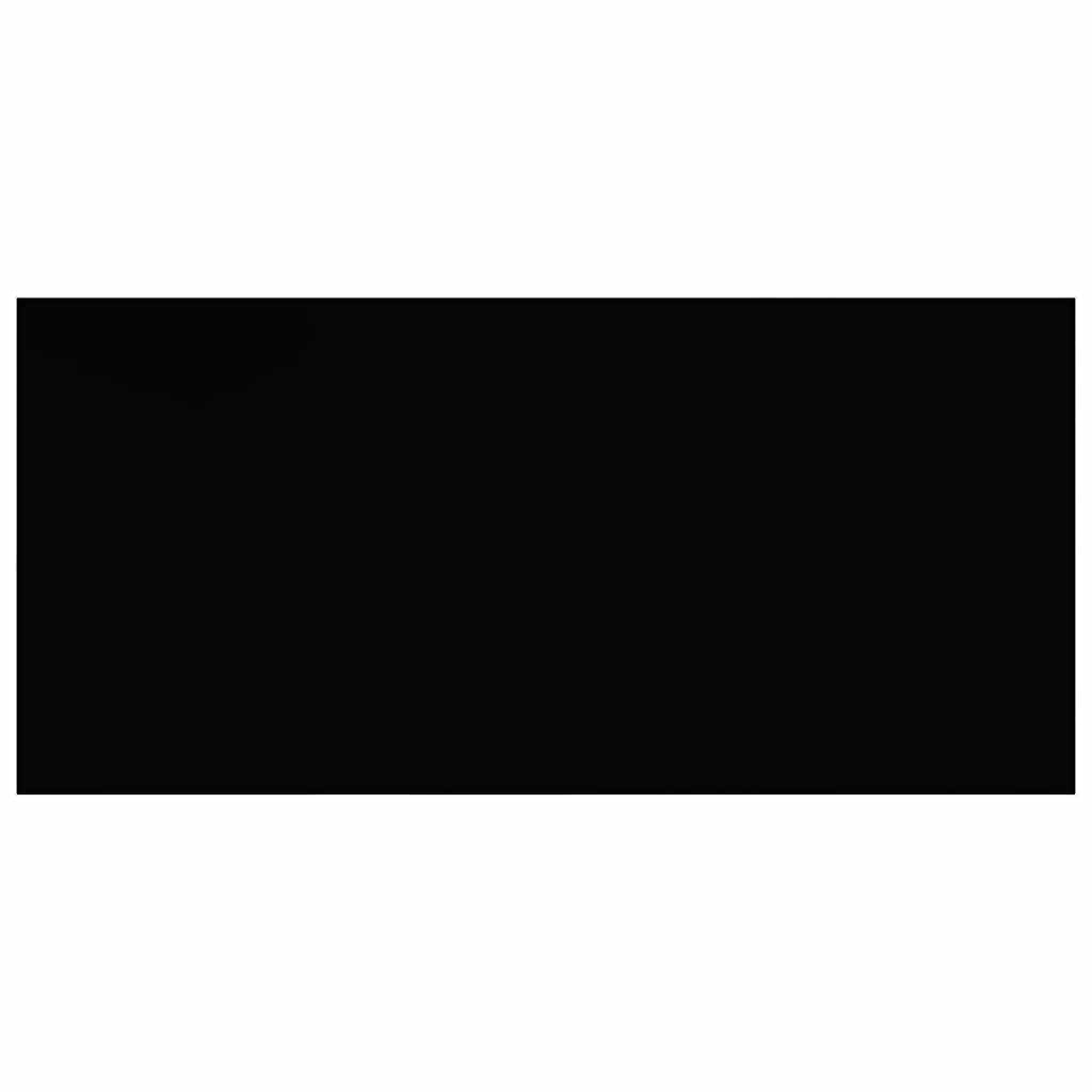 Ράφια Τοίχου 2 τεμ. Μαύρα 50x23x3,8 εκ. MDF