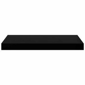 Ράφια Τοίχου 4 τεμ. Μαύρα 50x23,5x3,8 εκ. MDF