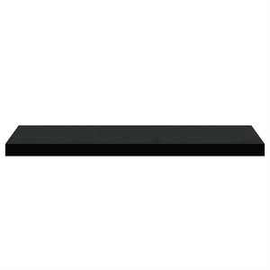 Ράφια Τοίχου 4 τεμ. Μαύρα 80x23,5x3,8 εκ. MDF