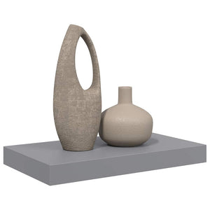 Ράφι Τοίχου Γκρι 40x23,5x3,8 εκ. MDF