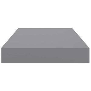 Ράφι Τοίχου Γκρι 40x23,5x3,8 εκ. MDF