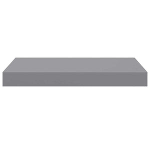 Ράφια Τοίχου 4 τεμ. Γκρι 40x23,5x3,8 εκ. MDF