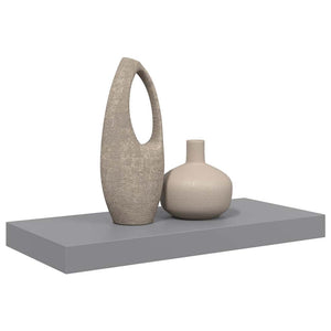 Ράφι Τοίχου Γκρι 50x23,5x3,8 εκ. MDF