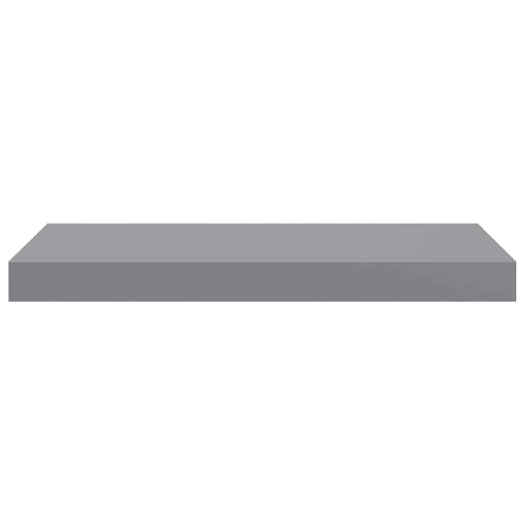 Ράφι Τοίχου Γκρι 50x23,5x3,8 εκ. MDF