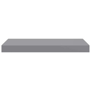 Ράφια Τοίχου 4 τεμ. Γκρι 50x23,5x3,8 εκ. MDF