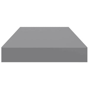 Ράφια Τοίχου 4 τεμ. Γκρι 50x23,5x3,8 εκ. MDF