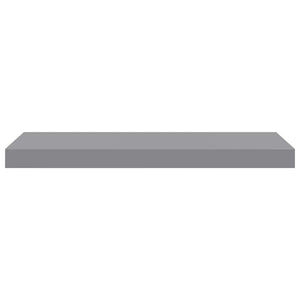 Ράφι Τοίχου Γκρι 60x23,5x3,8 εκ. MDF