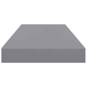 Ράφι Τοίχου Γκρι 60x23,5x3,8 εκ. MDF