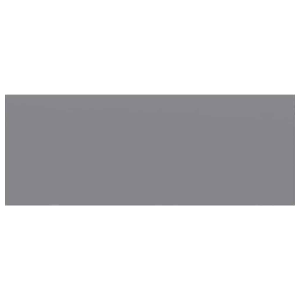 Ράφια Τοίχου 4 τεμ. Γκρι 60 x 23,5 x 3,8 εκ. MDF