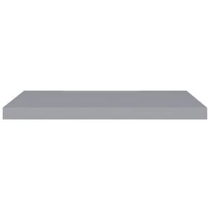 Ράφια Τοίχου 4 τεμ. Γκρι 80x23,5x3,8 εκ. MDF