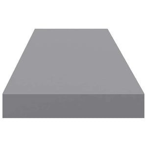 Ράφι Τοίχου Γκρι 90x23,5x3,8 εκ. MDF