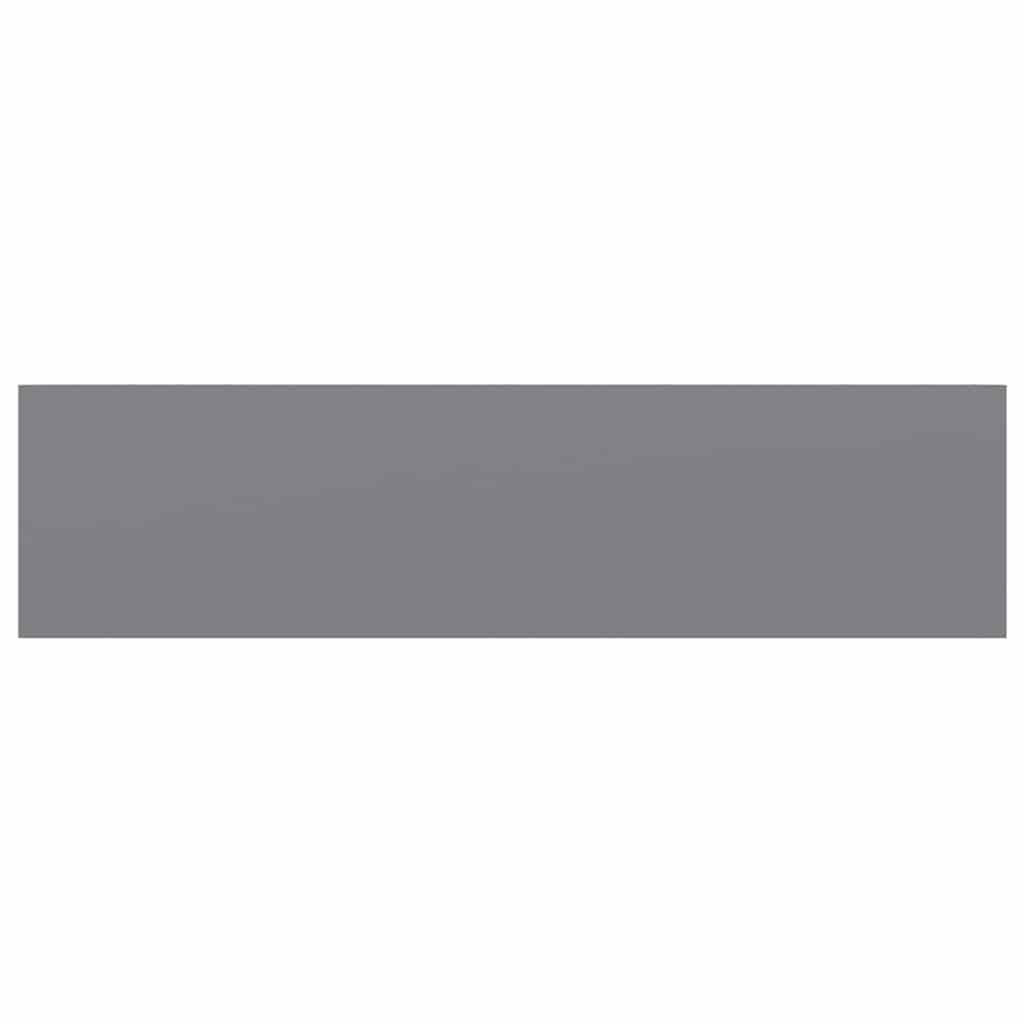 Ράφι Τοίχου Γκρι 90x23,5x3,8 εκ. MDF