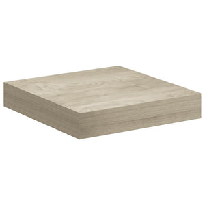 Ράφια Τοίχου 2 τεμ. Χρώμα Δρυός 23x23,5x3,8 εκ. MDF