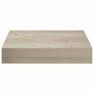 Ράφια Τοίχου 2 τεμ. Χρώμα Δρυός 23x23,5x3,8 εκ. MDF