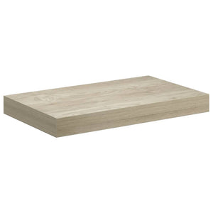 Ράφια Τοίχου 2 τεμ. Χρώμα Δρυός 40x23,5x3,8 εκ. MDF