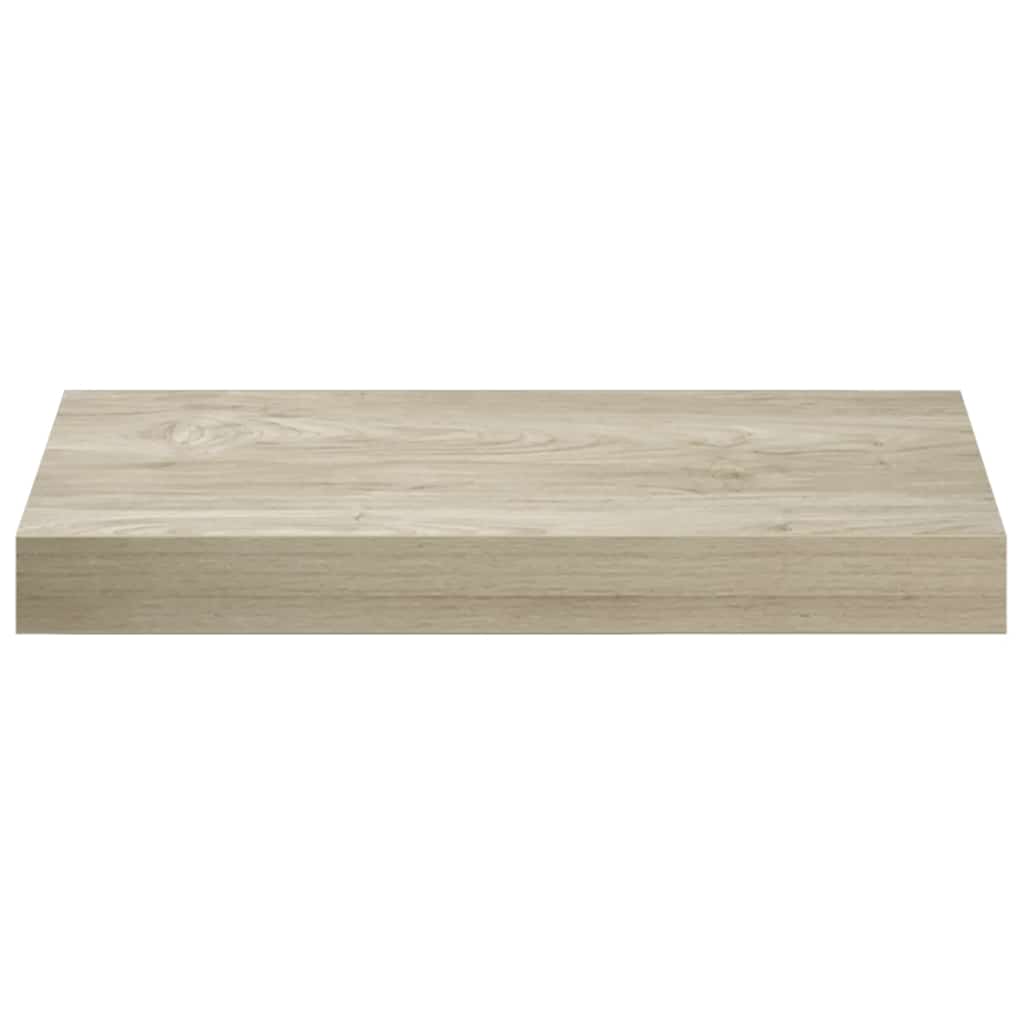 Ράφια Τοίχου 2 τεμ. Χρώμα Δρυός 40x23x3,8 εκ. MDF