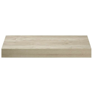 Ράφια Τοίχου 2 τεμ. Χρώμα Δρυός 40x23,5x3,8 εκ. MDF