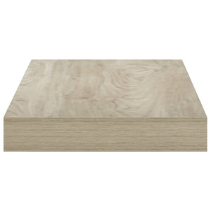 Ράφια Τοίχου 2 τεμ. Χρώμα Δρυός 40x23,5x3,8 εκ. MDF