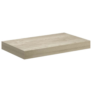 Ράφια Τοίχου 4 τεμ. Χρώμα Δρυός 40x23,5x3,8 εκ. MDF