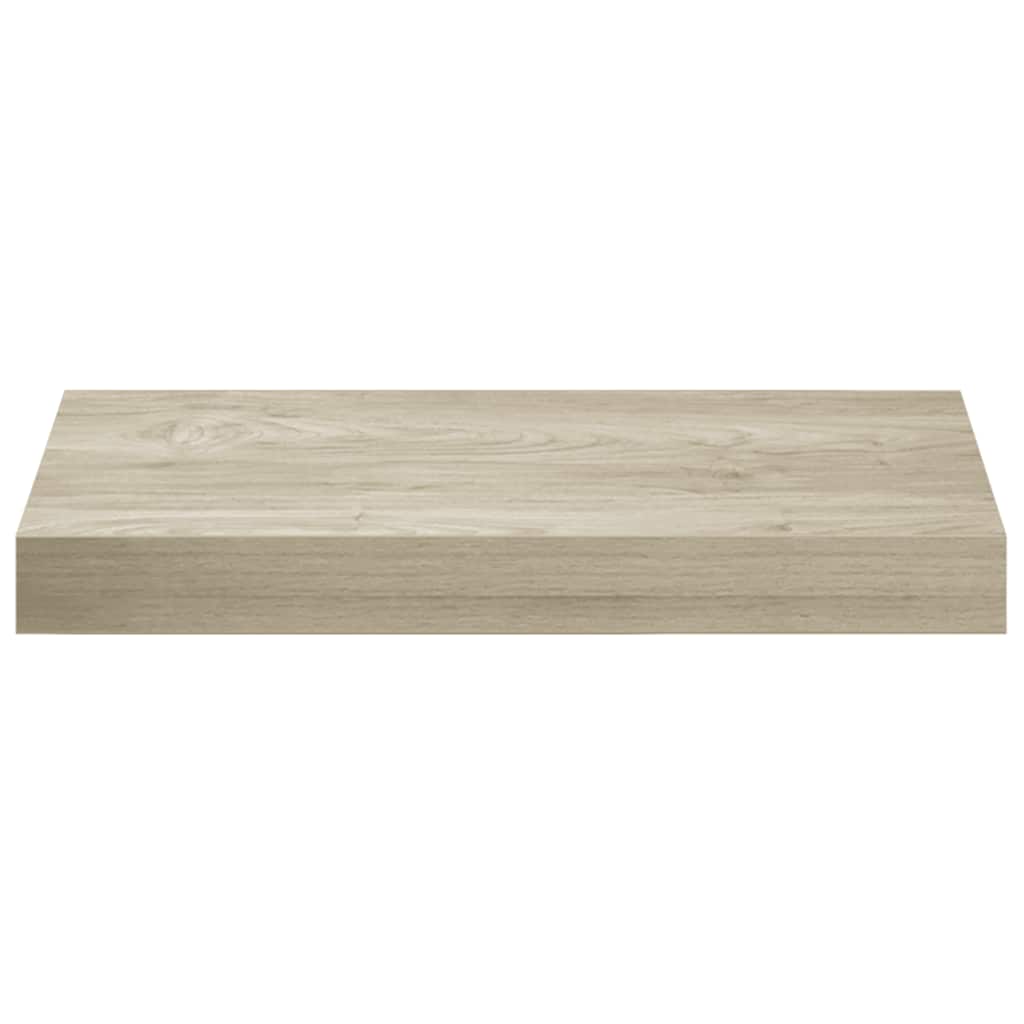 Ράφια Τοίχου 4 τεμ. Χρώμα Δρυός 40x23,5x3,8 εκ. MDF
