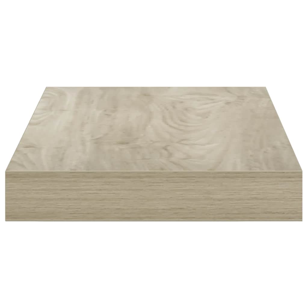 Ράφια Τοίχου 4 τεμ. Χρώμα Δρυός 40x23,5x3,8 εκ. MDF