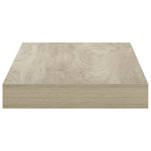 Ράφια Τοίχου 4 τεμ. Χρώμα Δρυός 40x23,5x3,8 εκ. MDF