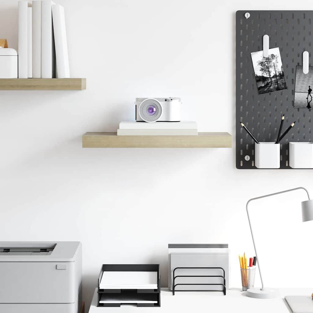 Ράφι Τοίχου Χρώμα Δρυός 50x23x3,8 εκ. MDF