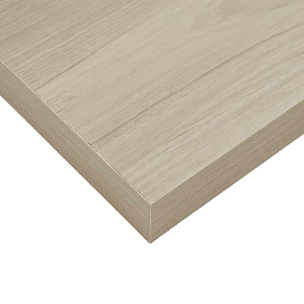 Ράφια Τοίχου 2 τεμ. Χρώμα Δρυός 50x23x3,8 εκ. MDF - Pakobazaar