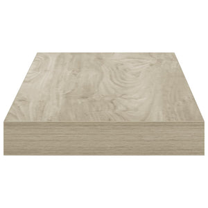 Ράφια Τοίχου 4 τεμ. Χρώμα Δρυός 50x23x3,8 εκ. MDF