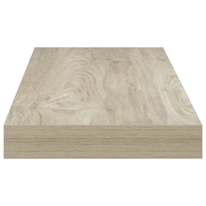 Ράφι Τοίχου Χρώμα Δρυός 60x23,5x3,8 εκ. MDF