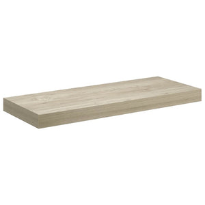 Ράφια Τοίχου 2 τεμ. Χρώμα Δρυός 60x23,5x3,8 εκ. MDF