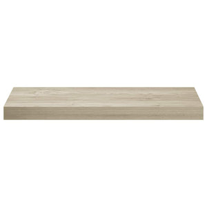 Ράφια Τοίχου 2 τεμ. Χρώμα Δρυός 60x23,5x3,8 εκ. MDF