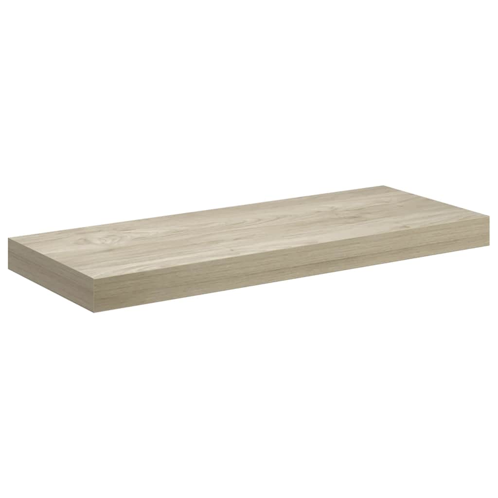 Ράφια Τοίχου 4 τεμ. Χρώμα Δρυός 60x23,5x3,8 εκ. MDF