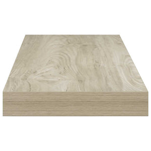 Ράφια Τοίχου 4 τεμ. Χρώμα Δρυός 60x23,5x3,8 εκ. MDF