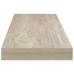 Ράφι Τοίχου Χρώμα Δρυός 80x23,5x3,8 εκ. MDF
