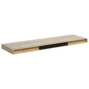 Ράφι Τοίχου Χρώμα Δρυός 80x23,5x3,8 εκ. MDF