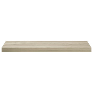 Ράφια Τοίχου 4 τεμ. Χρώμα Δρυός 80 x 23,5 x 3,8 εκ. MDF