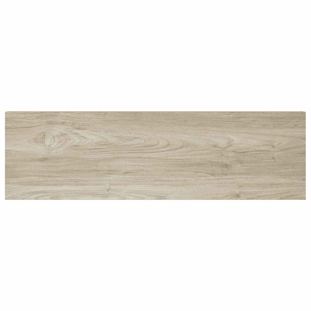 Ράφια Τοίχου 4 τεμ. Χρώμα Δρυός 80 x 23,5 x 3,8 εκ. MDF