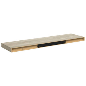 Ράφι Τοίχου Χρώμα Δρυός 90x23,5x3,8 εκ. MDF