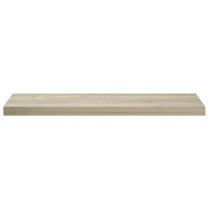 Ράφια Τοίχου 2 τεμ. Χρώμα Δρυός 90x23,5x3,8 εκ. MDF