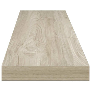 Ράφι Τοίχου Χρώμα Δρυός 120x23,5x3,8 εκ. MDF