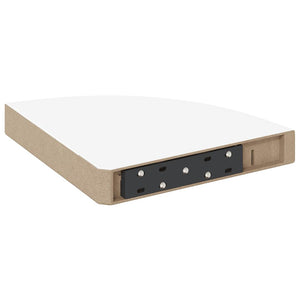 Ράφια Τοίχου Γωνιακά 2 τεμ. Άσπρα 25x25x3,8 εκ. MDF