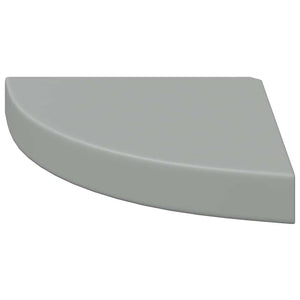 Ράφι Τοίχου Γωνιακό Γκρι 25 x 25 x 3,8 εκ. από MDF