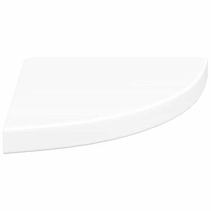 Ράφι Γωνίας Πλωτή Λευκή 35x35x3,8 εκ. από MDF - Pakobazaar