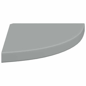Ράφι Τοίχου Γωνιακό Γκρι 35x35x3,8 εκ. από MDF