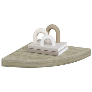 Ράφια Τοίχου 2 τεμ. Χρώμα Δρυός 35x35x3,8 εκ. από MDF