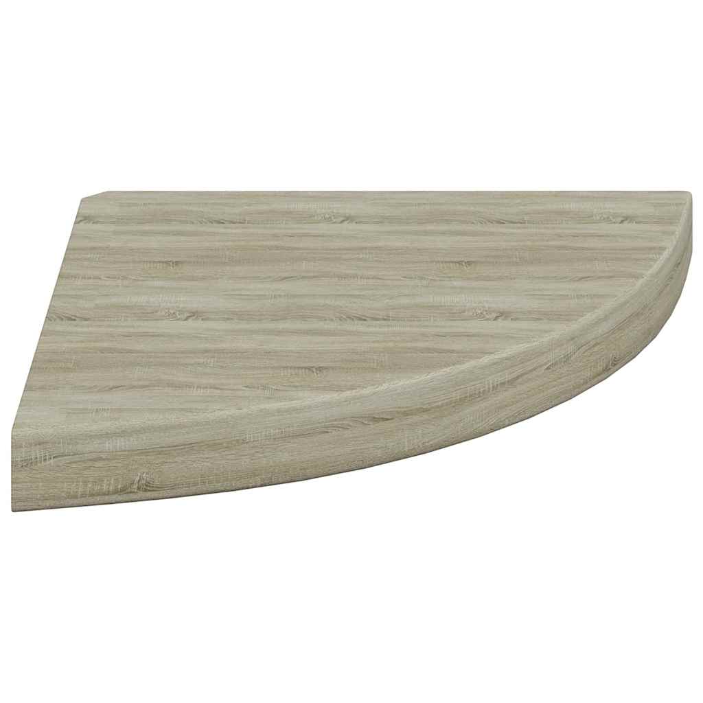 Ράφια Τοίχου 2 τεμ. Χρώμα Δρυός 35x35x3,8 εκ. από MDF