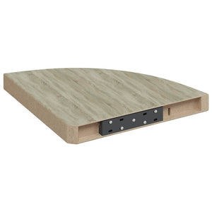 Ράφια Τοίχου 2 τεμ. Χρώμα Δρυός 35x35x3,8 εκ. από MDF